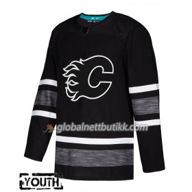 Calgary Flames Hockeydrakt Blank Svart 2019 NHL All-Star Adidas Authentic - Barn